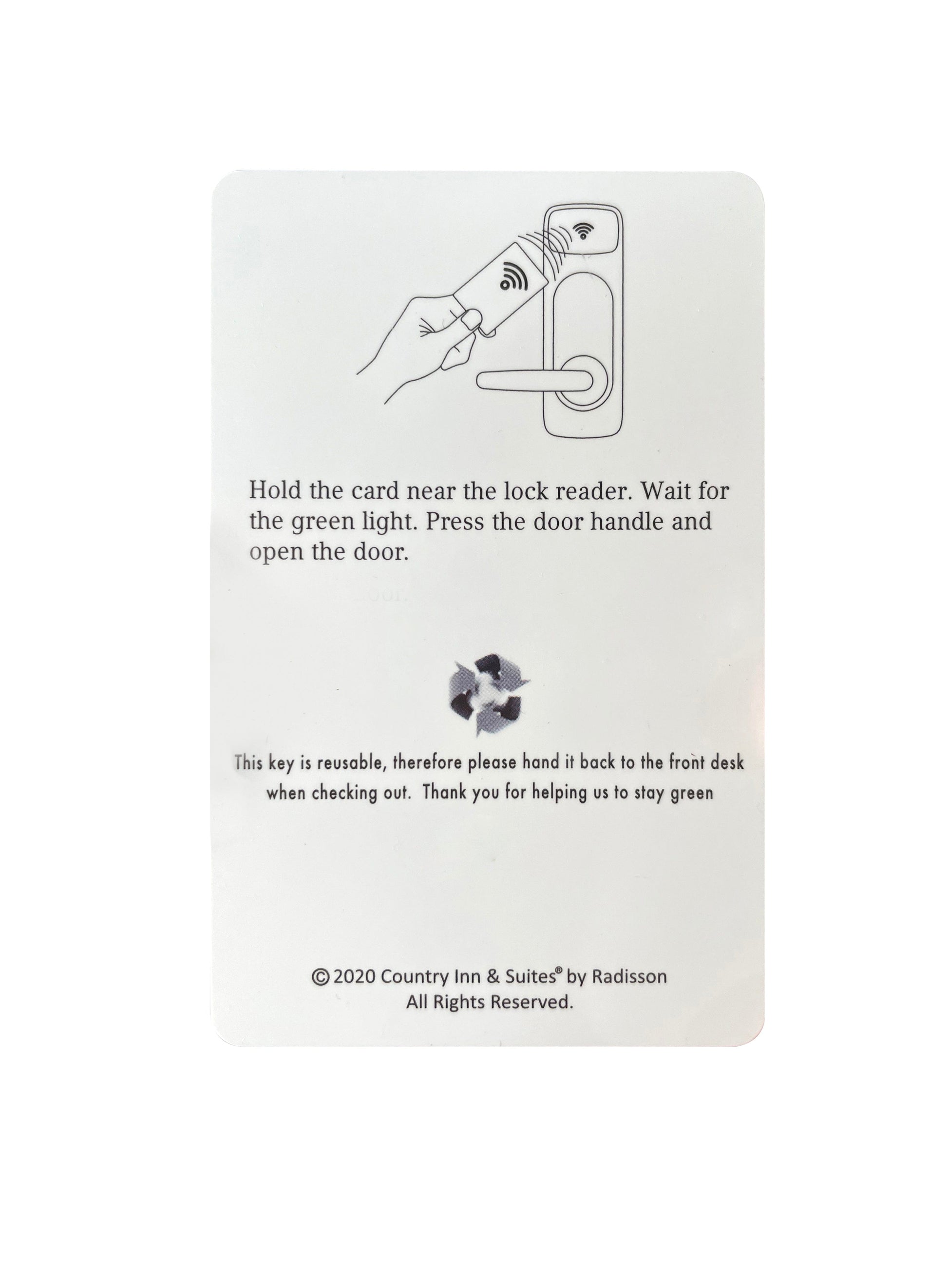 Country Inn and Suite RFID Key Cards