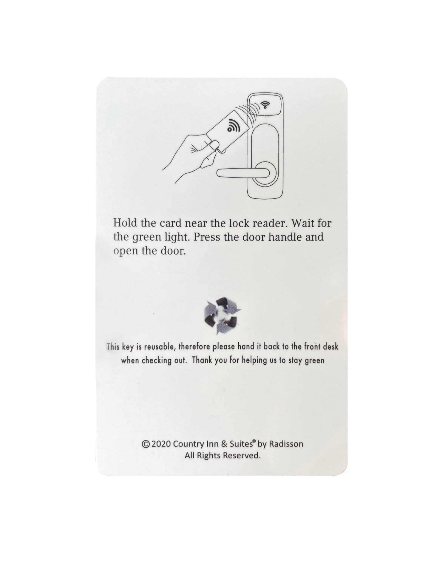 Country Inn RFID Key Cards