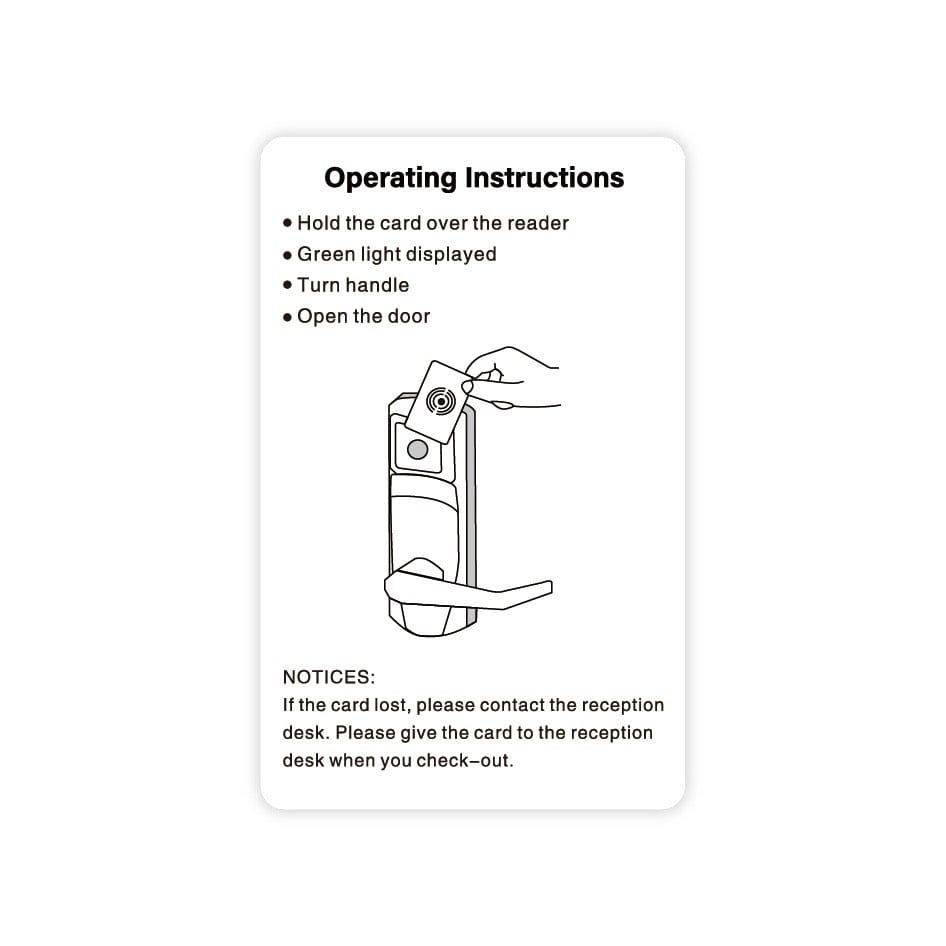 Moxy ULC RFID Key Cards