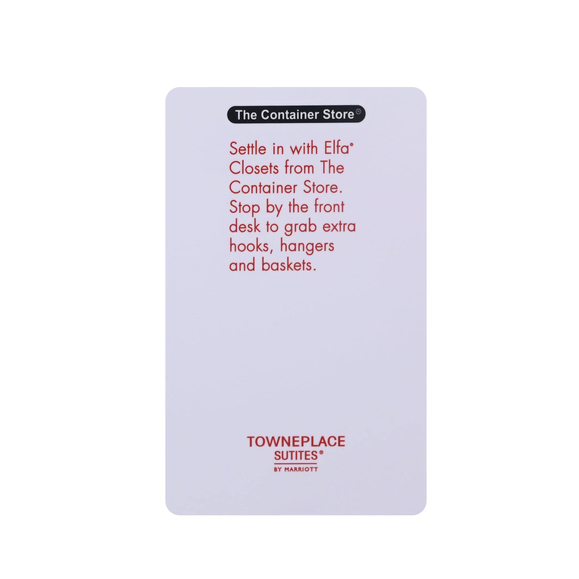 Towneplace Suites RFID Key Cards