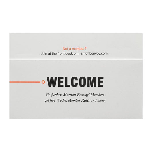 Marriott Welcome Key Packets (Sold in boxes of 400)