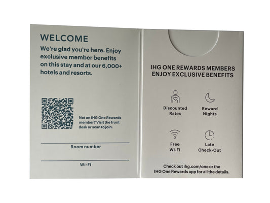 IHG One Rewards Key Packet (Sold in boxes of 250)