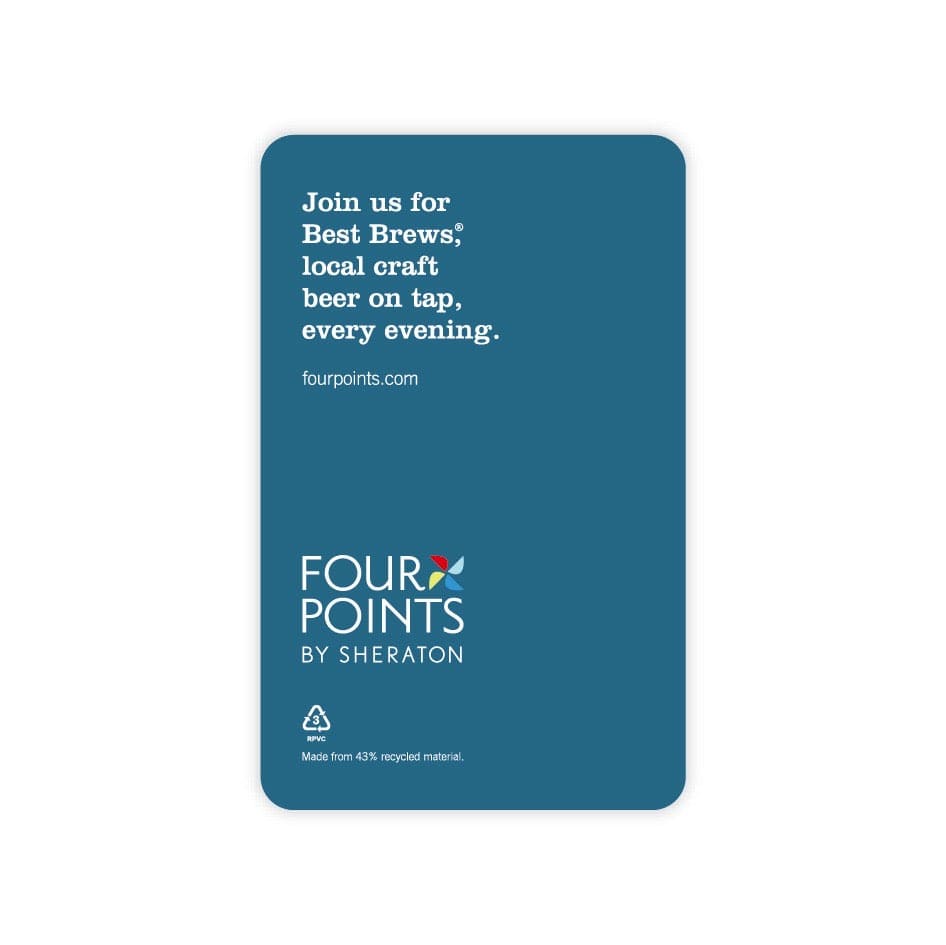 Four Points Best Brew ULC RFID Key Cards (Sold in boxes of 200)