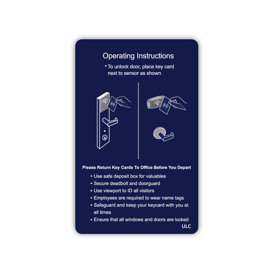 Generic Enjoy Your Stay ULC RFID Key Cards (Sold in boxes of 200)