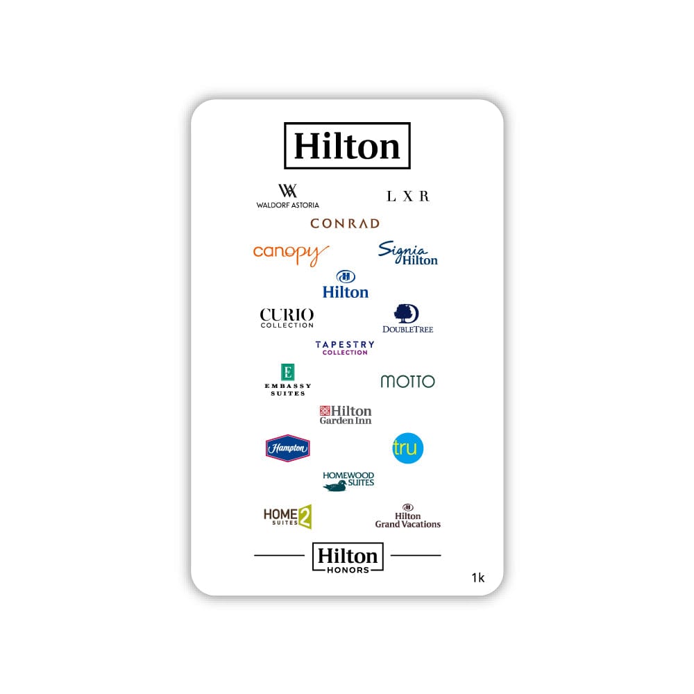 Hilton Let Me Go 1K RFID Key Cards (Sold in boxes of 200)