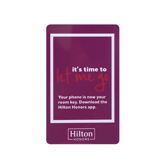Hilton Let Me Go ULC RFID Key Cards (Sold in boxes of 200)