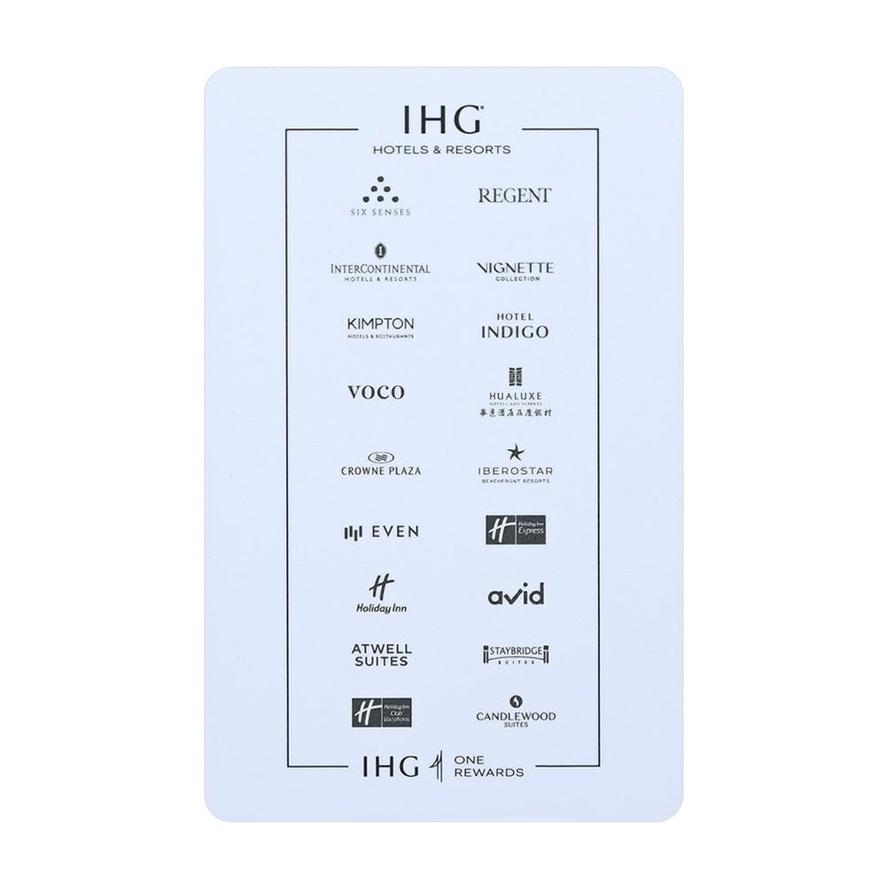 IHG One Rewards 1K RFID Key Cards Compatible with Assa Abloy* Guest Lock Systems-See Description (Sold in boxes of 200)