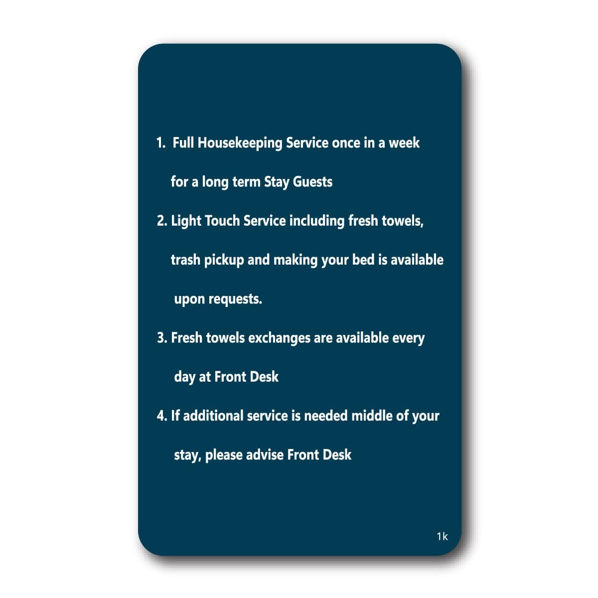 MainStay Suites 1K RFID Key Cards (Sold in boxes of 200) (Copy)