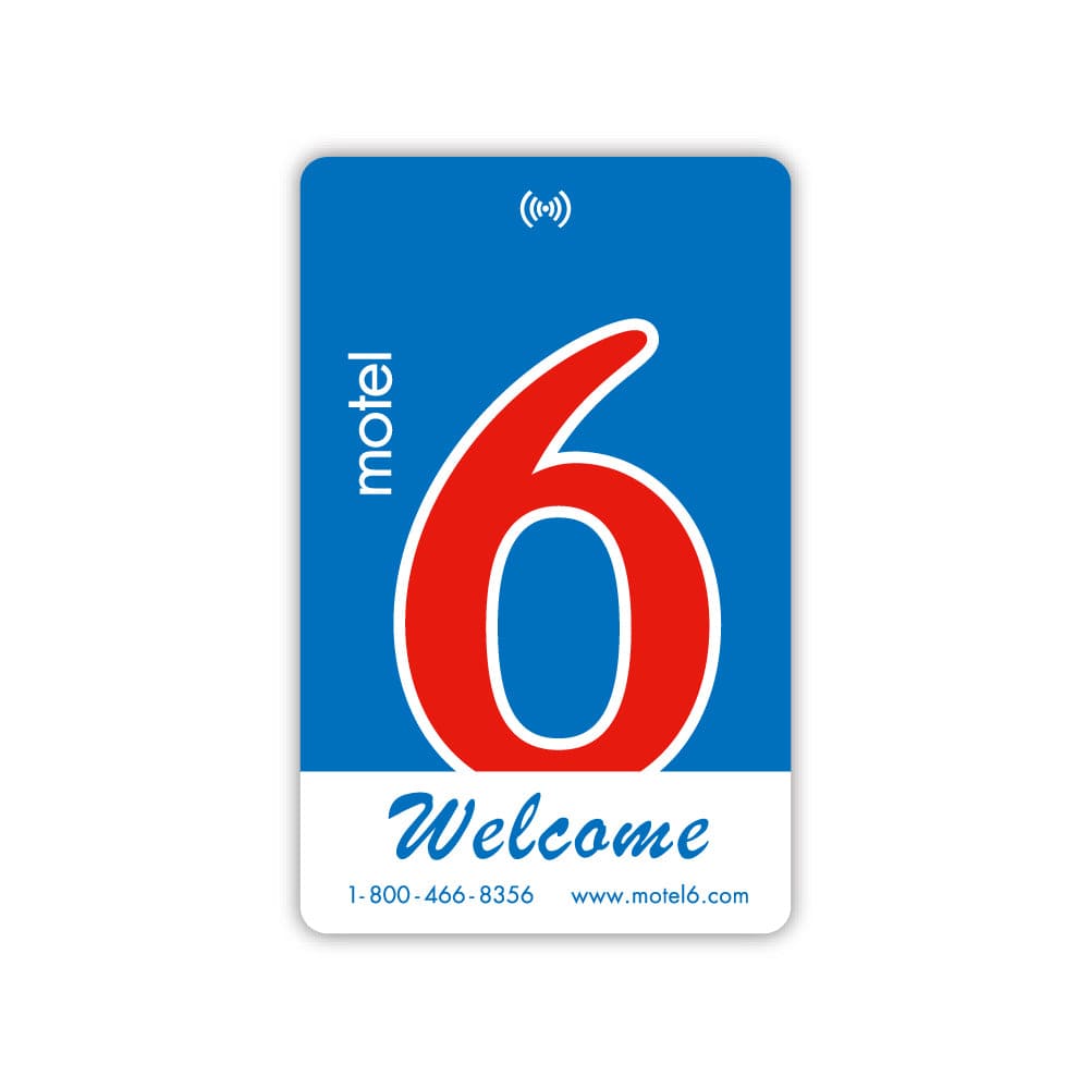 Motel 6 RFID Key Cards (Sold in boxes of 200)