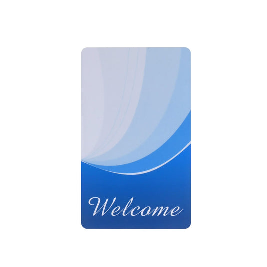 ULEV1 Assa Abloy Compatible Generic Welcome Blue RFID Key Cards (Sold in boxes of 200)